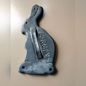 1940s Formay Primitive Tin Bunny Cookie Cutter